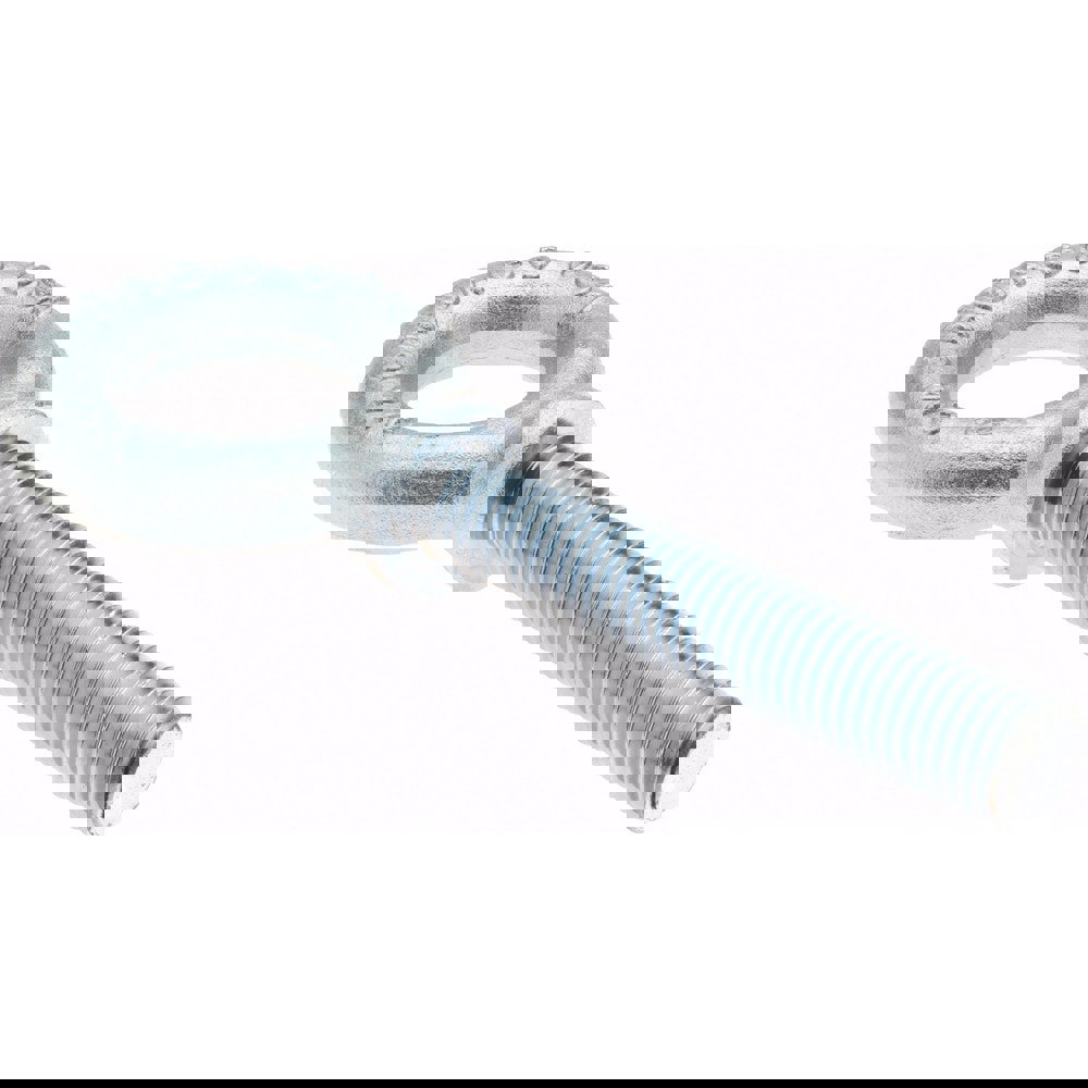 Fixed Lifting Eye Bolt: With Shoulder, 6,000 lb Capacity, 3/4-10 Thread, Grade C-1035 Steel